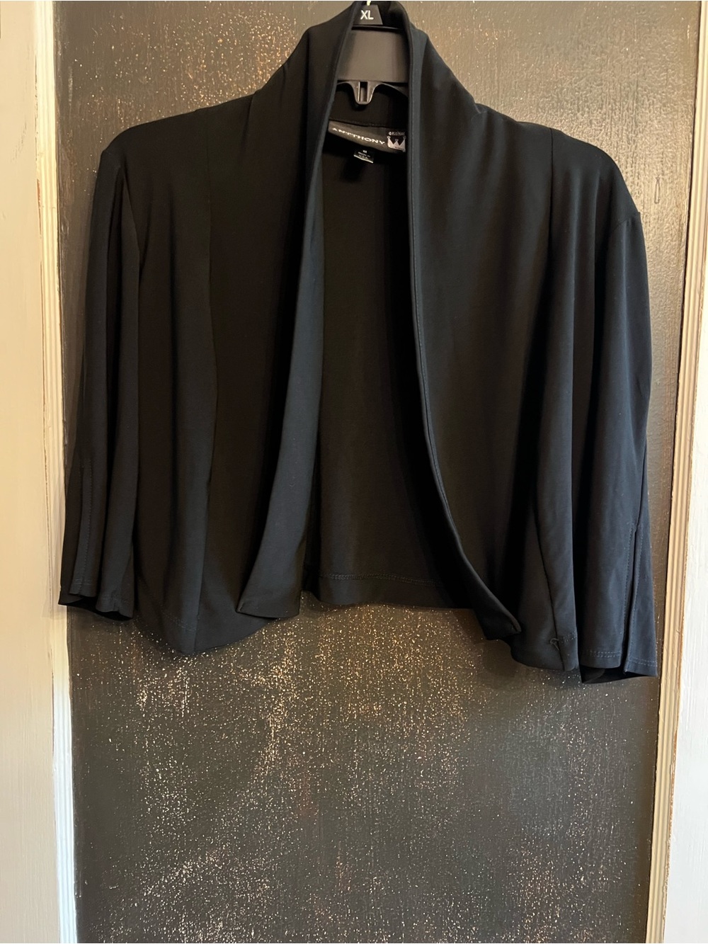 Antthony Black Bolero Shrug M